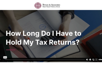 Answering Tax Questions with Joshua D. Brinen